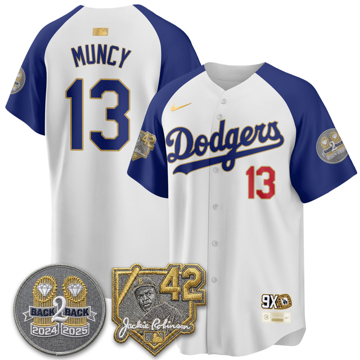 LAD -  2026 Jackie Robinson Day Vapor Limited Jersey - All Stitched-DTD