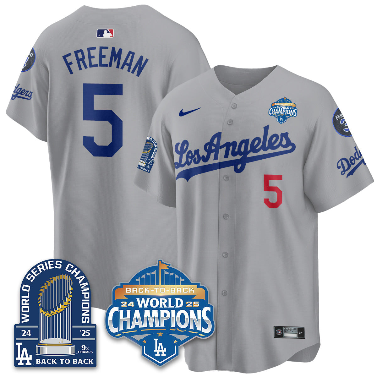 LAD Alternate  Vapor Limited Jersey - 9x Champs - All Stitched-DTD