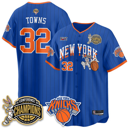 NYK 2026 NBA Finals x Bunny Vapor Jersey V2- Stitched-DTD