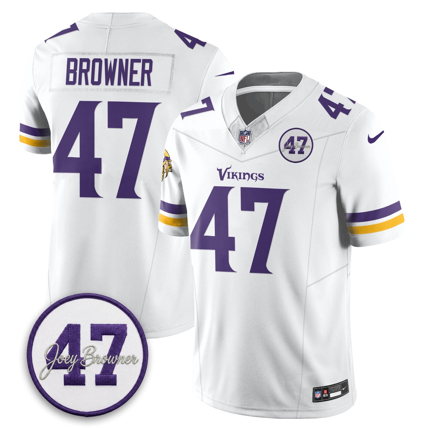 MIN Joey Browner Thank You For Memories - 1960 – 2026 Football Vapor Limited Jersey - All Stitched-DTD
