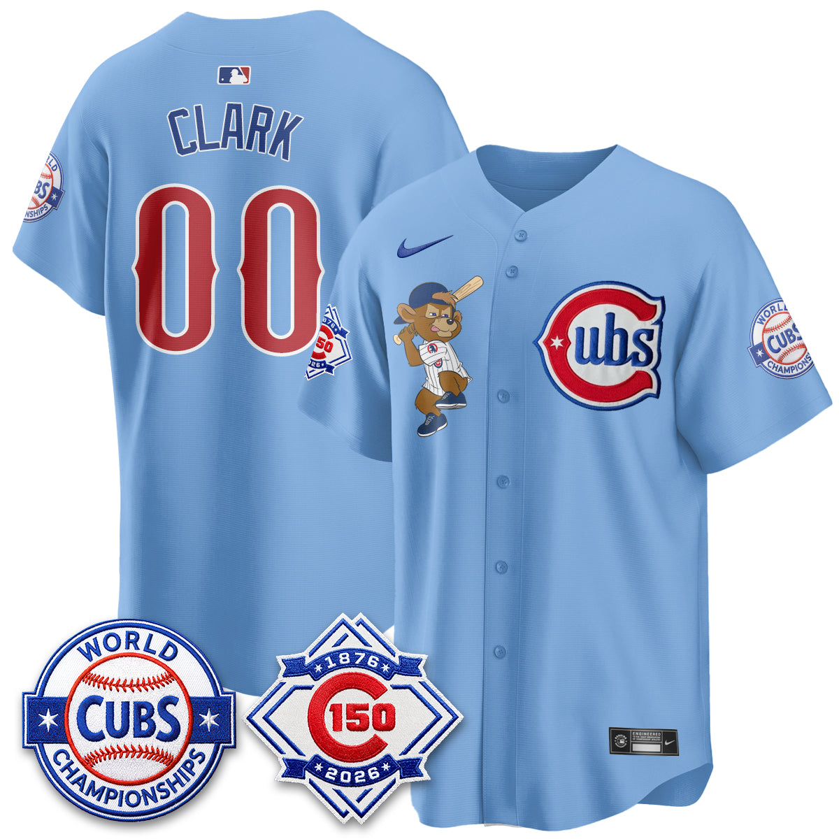 Chicago Cubs Clark Edition Vapor Limited Jersey - Stitched-DTD