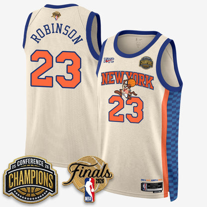 NYK 2026 NBA Eastern Conference Champions x Looney Tunes Vapor Jersey V2- Stitched-DTD