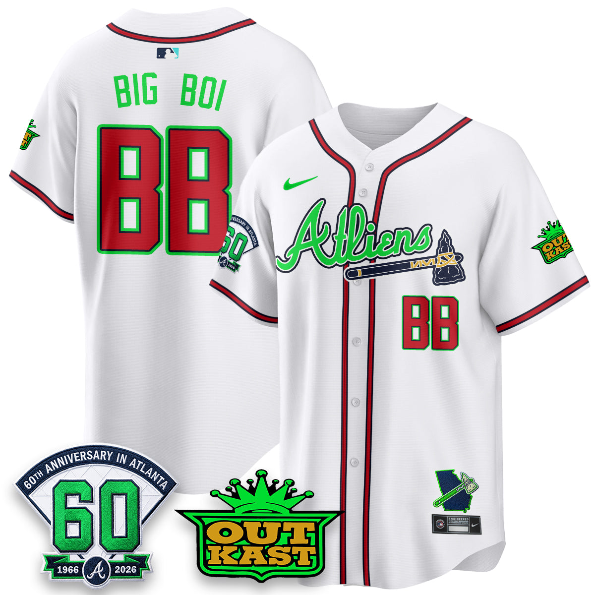 ATL x Atliens Cool Base Galaxy Version Jersey - Stitched-DTD