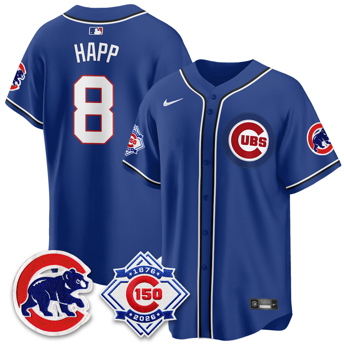 CHC 150th Anniversary Black Out Style Vapor Premier Limited Jersey - All Stitched-DTD
