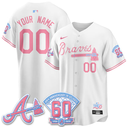ATL x Bubblegum Vapor Custom Jersey - Stitched-DTD