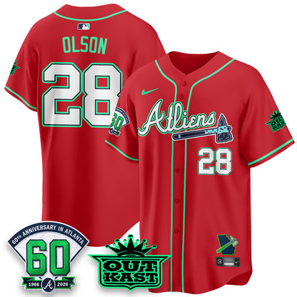 ATL x Atliens Cool Base Galaxy Version Jersey - Stitched-DTD