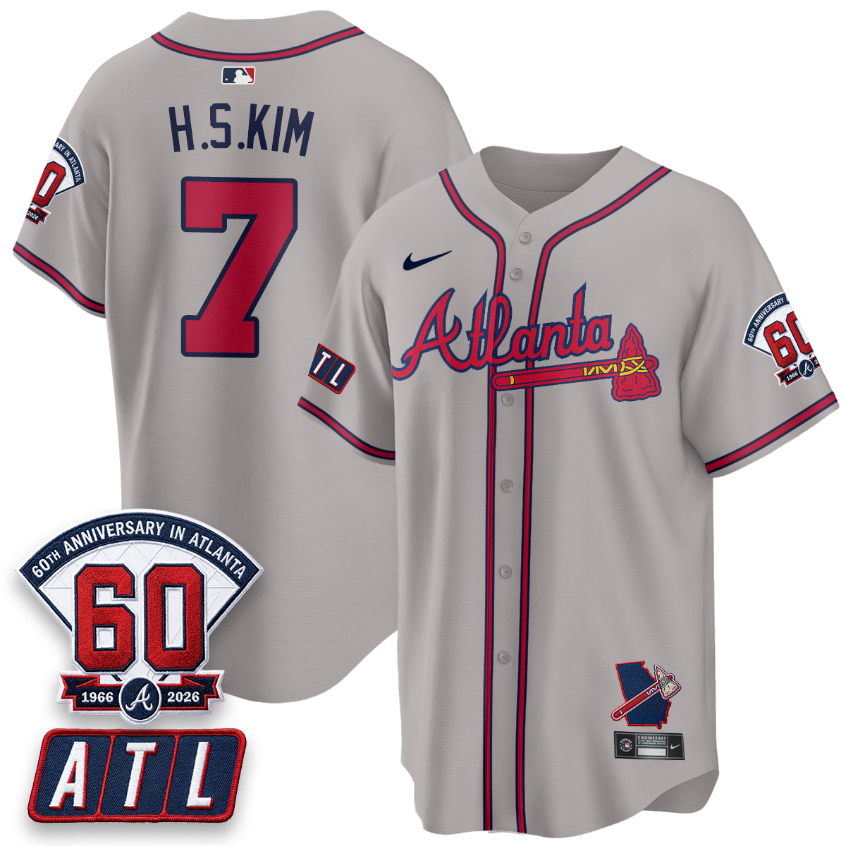 ATL 2026 60th Anniversary Vapor Limited Jersey - All Stitched-DTD