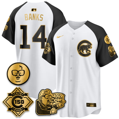 CHC 150th Anniversary Harry Caray Holy Cow Vapor Premier Limited Jersey - All Stitched V3-DTD