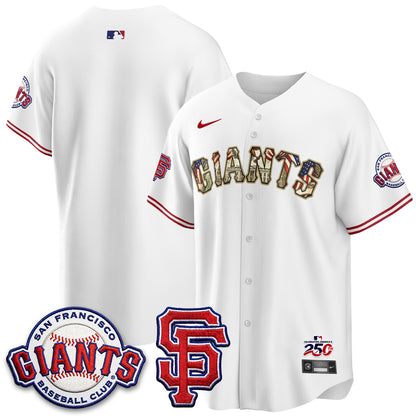 San Francisco Giants2026 Independence Day USA Jersey - All Stitched-DTD