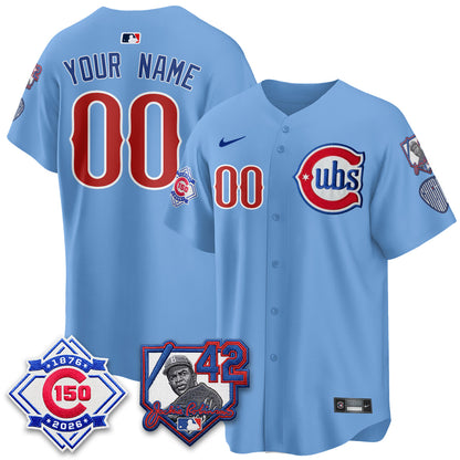 CHC 150th Anniversary & Jackie Robinson Day Patch Vapor Premier Limited Custom Jersey - All Stitched-DTD
