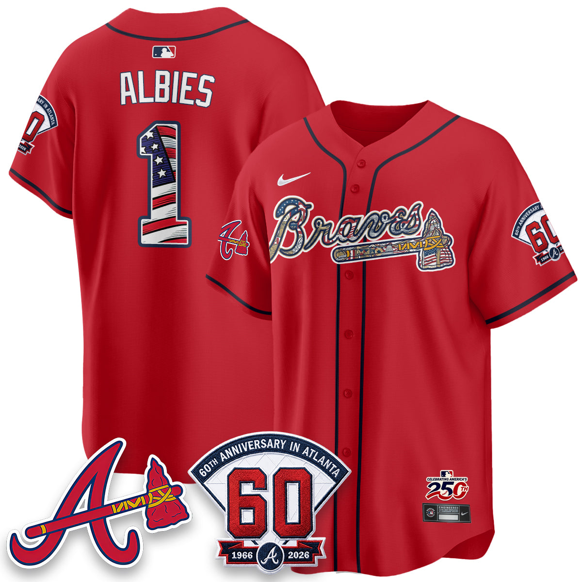 ATL 2026 Independence Day USA Vapor Limited Jersey - Stitched-DTD