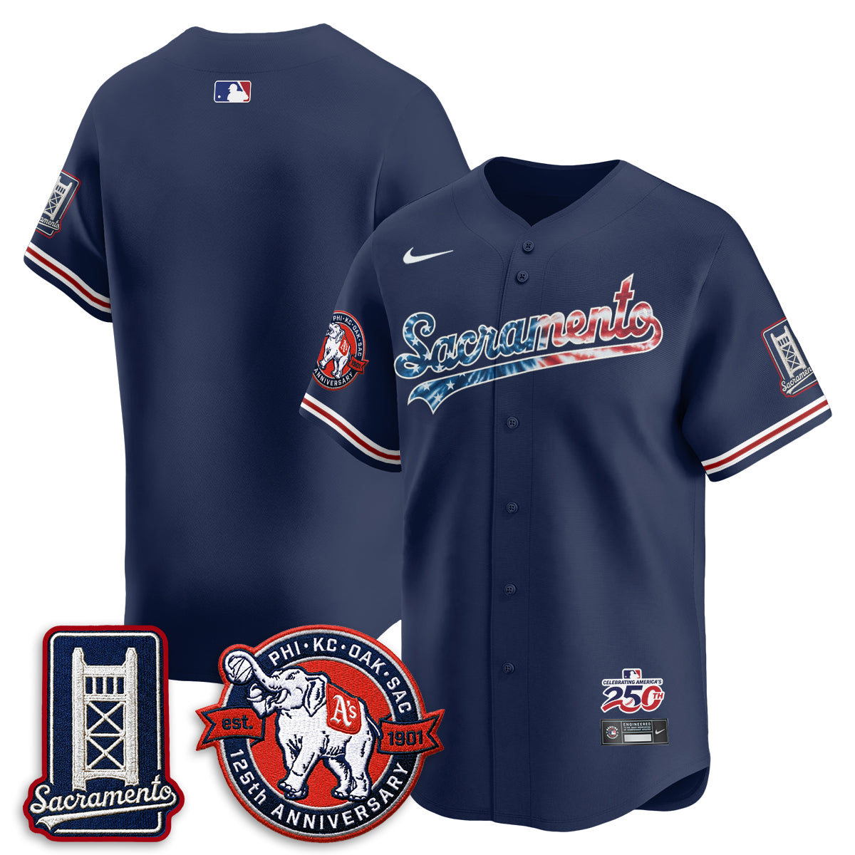 OAK Americana 2026 Vapor Limited Jersey - Stitched-DTD