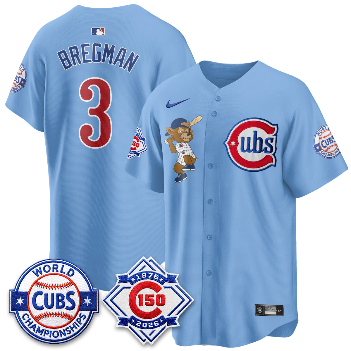 Chicago Cubs Clark Edition Vapor Limited Jersey - Stitched-DTD