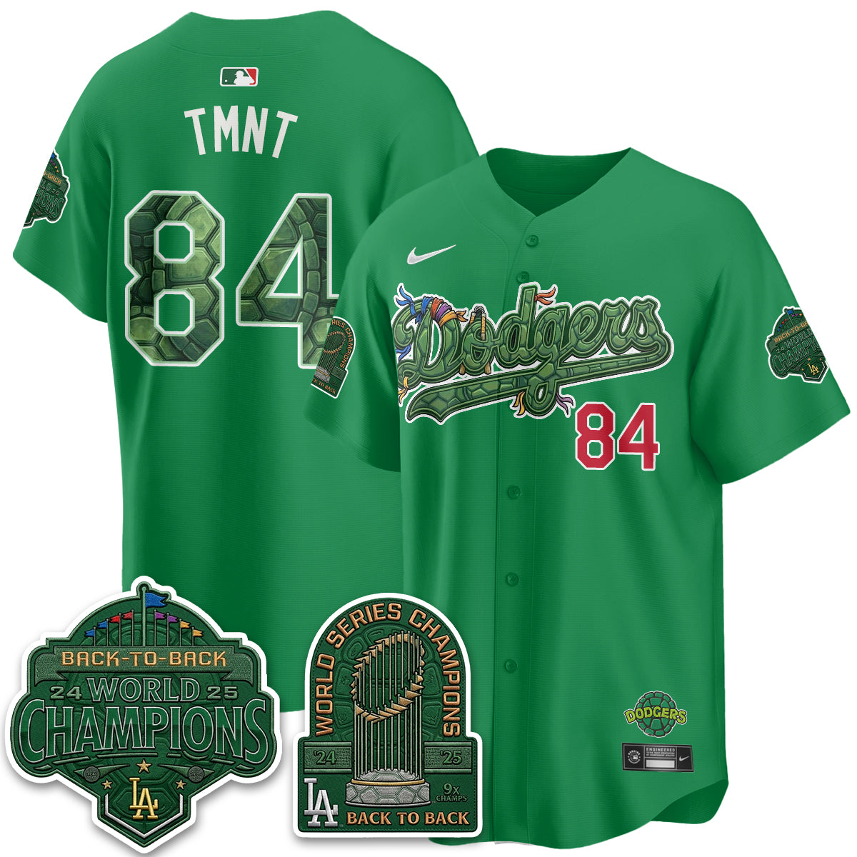 LAD x TMNT 2026 Vapor Jersey - Stitched-DTD