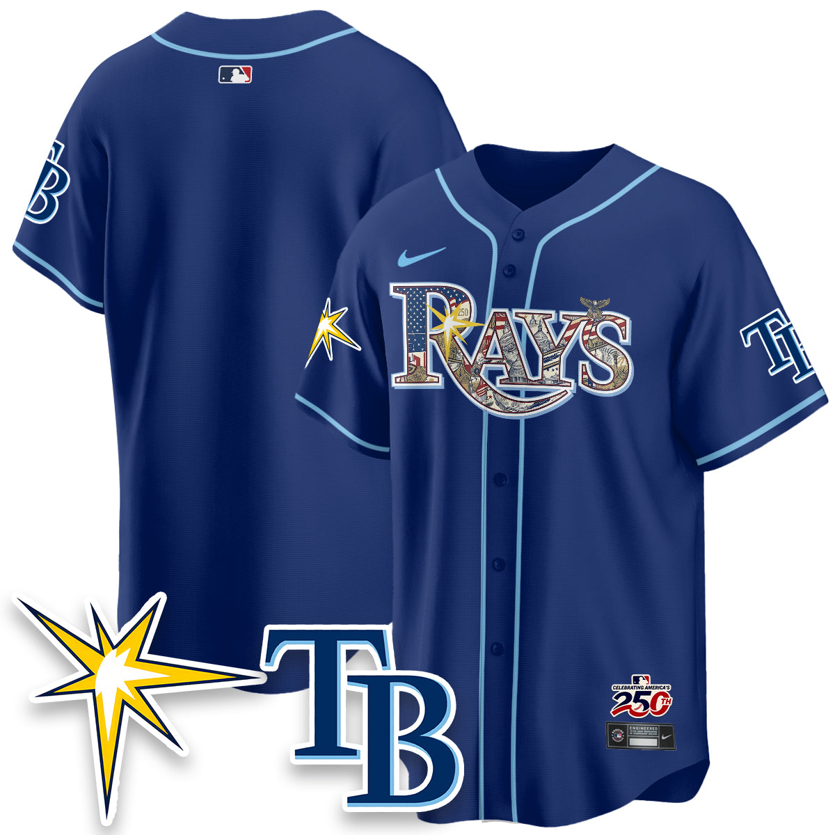 TB Independence Day USA 2026 Vapor Limited Jersey - Stitched-DTD