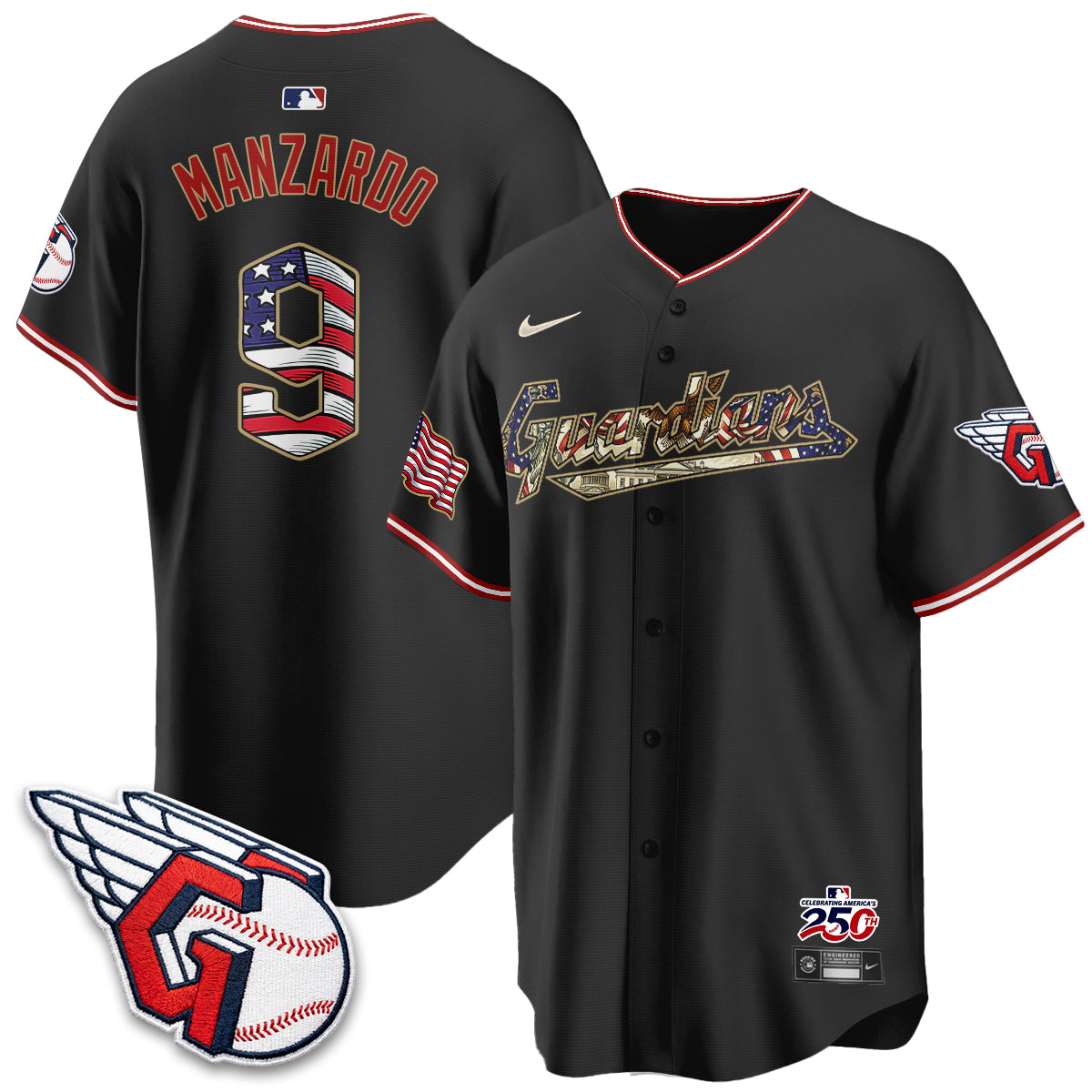CLE 2026 Independence Day USA Vapor Jersey - Stitched-DTD