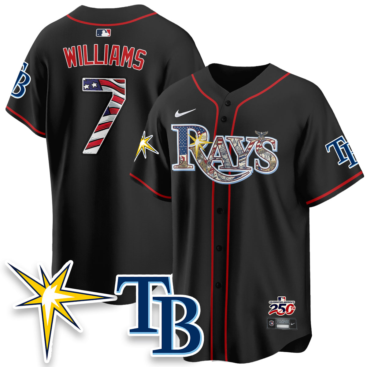 TB Independence Day USA 2026 Vapor Limited Jersey - Stitched-DTD