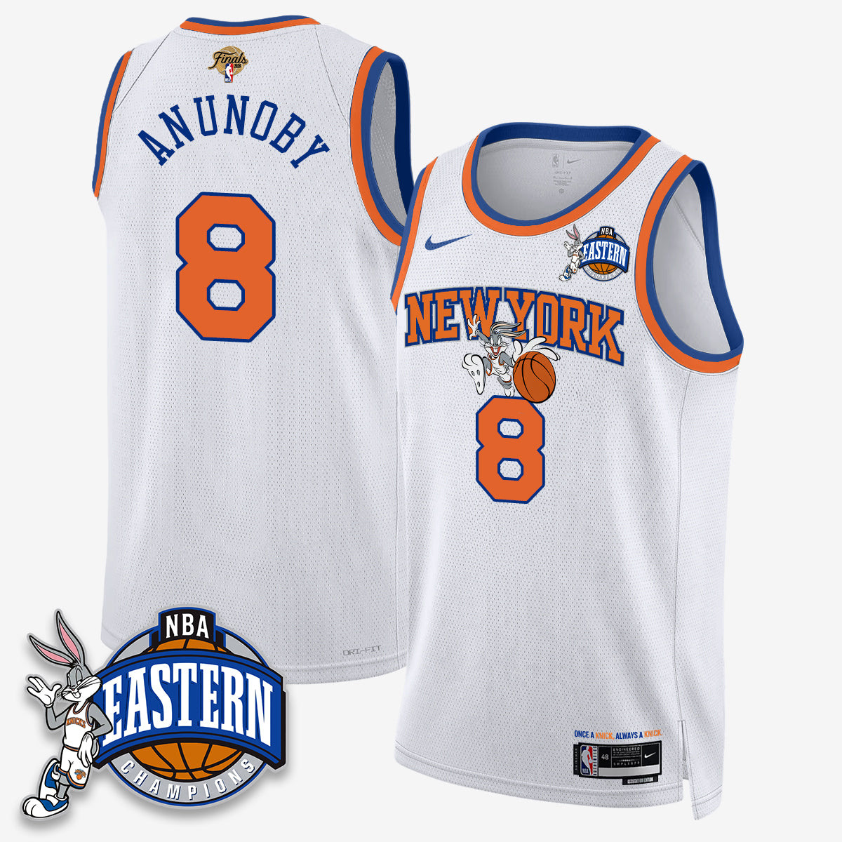 NYK 2026 NBA Finals x Bunny Vapor Jersey - Stitched-DTD
