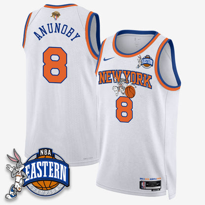 NYK 2026 NBA Finals x Bunny Vapor Jersey - Stitched-DTD