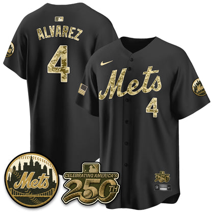 NYM Armed Forces Day Vapor Premier Limited Jersey - All Stitched V2-DTD