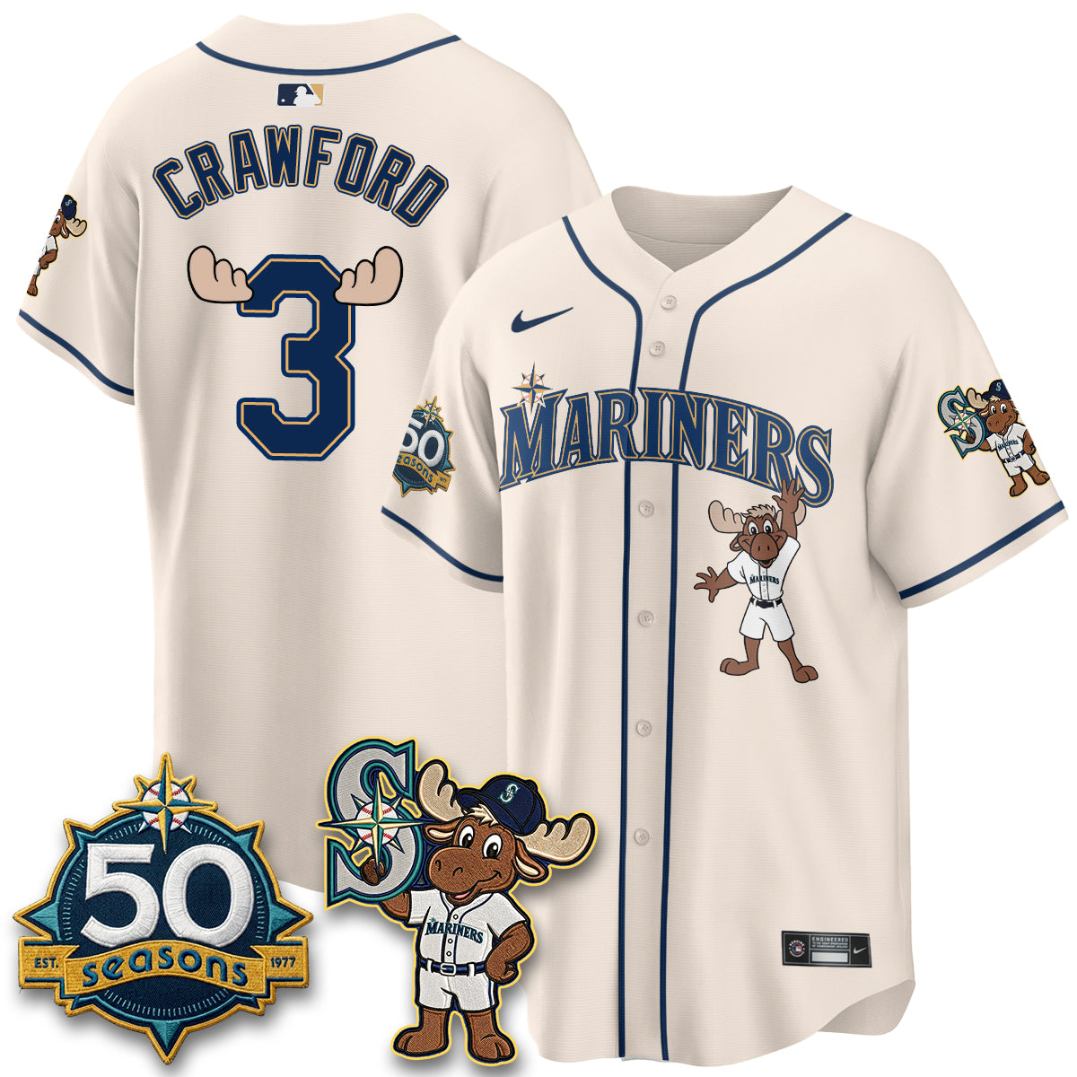 SEA Mascot Jersey - All Stitched-DTD