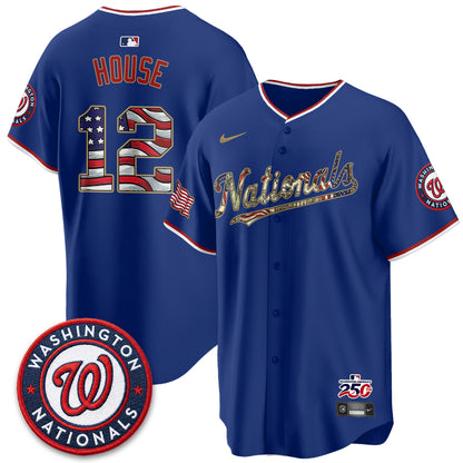 WSH 2026 Independence Day USA Vapor Jersey - Stitched-DTD