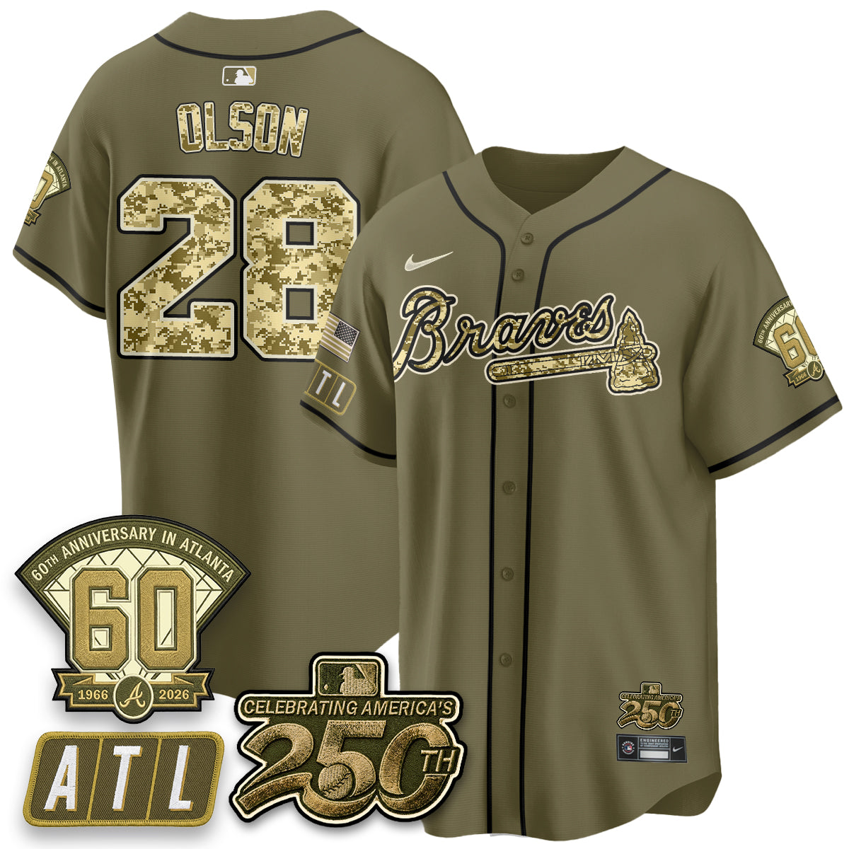 ATL Salute to Service 2026 Vapor Limited Jersey - All Stitched-DTD