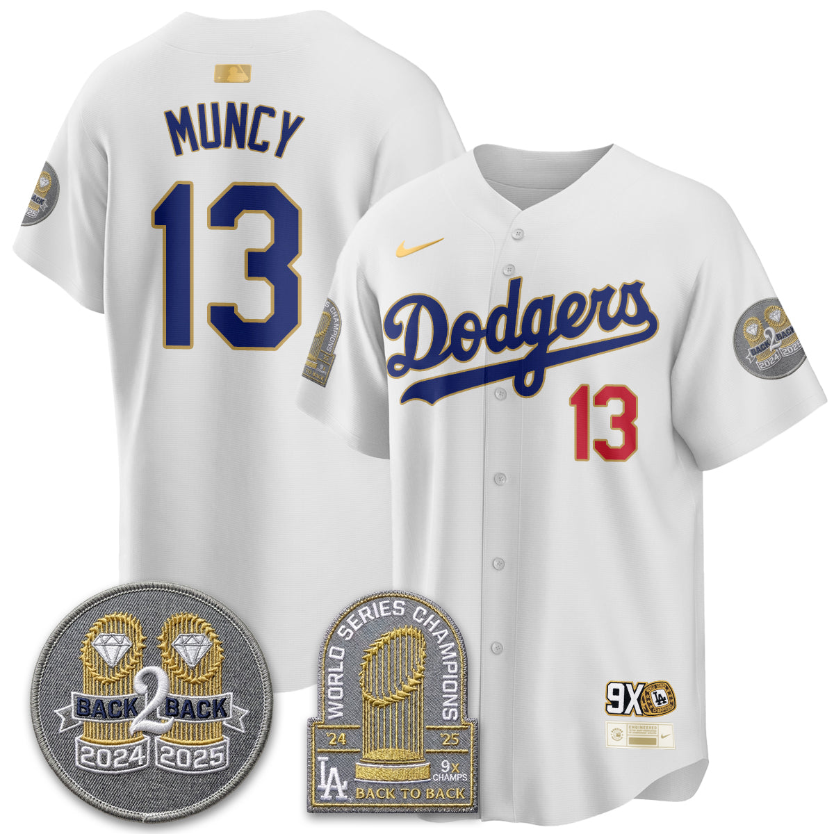 LAD Vapor Limited Jersey - Back to Back Champion - All Stitched-DTD