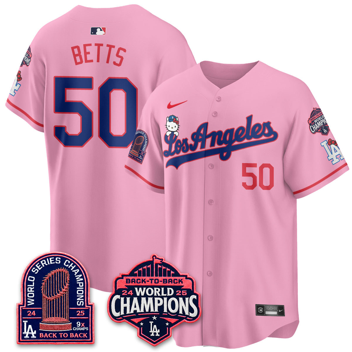 LAD x Hello Kitty Night 2026 Vapor Jersey - All Stitched - V2-DTD