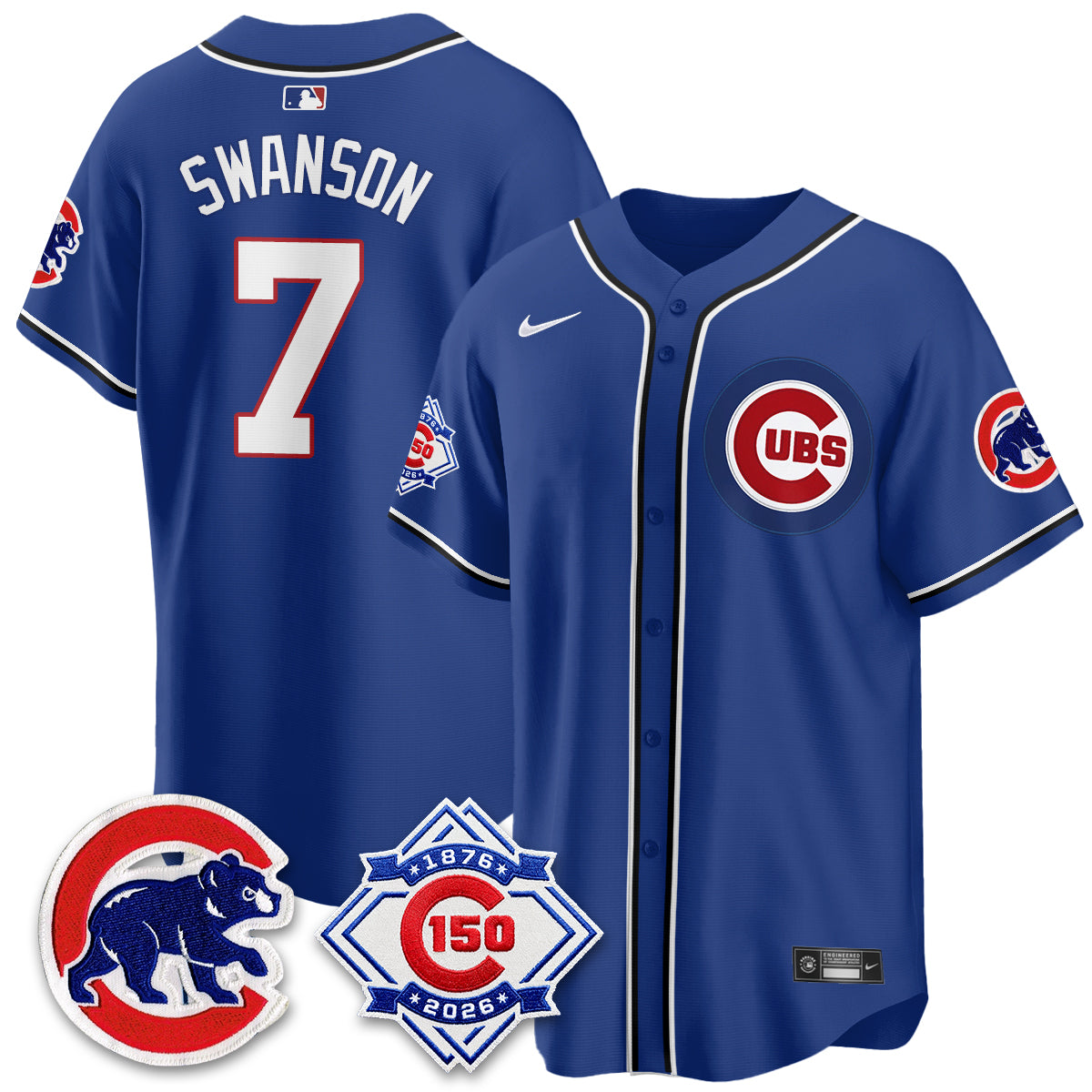 CHC 150th Anniversary Black Out Style Vapor Premier Limited Jersey - All Stitched-DTD
