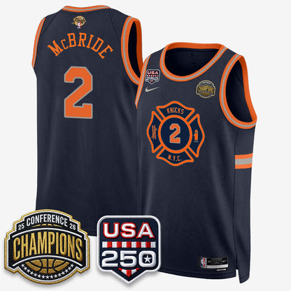 NYK 2026 NBA Eastern Conference Champions City Edition Jersey - Stitched-DTD