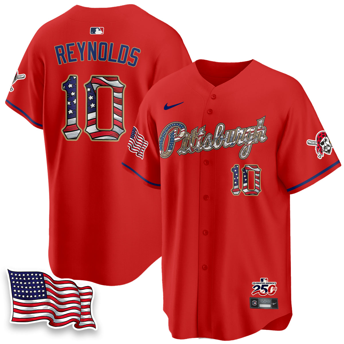 PIT 2026 Independence Day USA Vapor Limited Jersey - Stitched-DTD