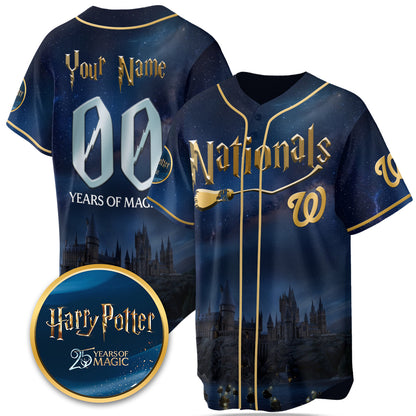 Baseball Team x HP 25 Years of Magic Limited Edition Custom Jersey - Printed-DTD