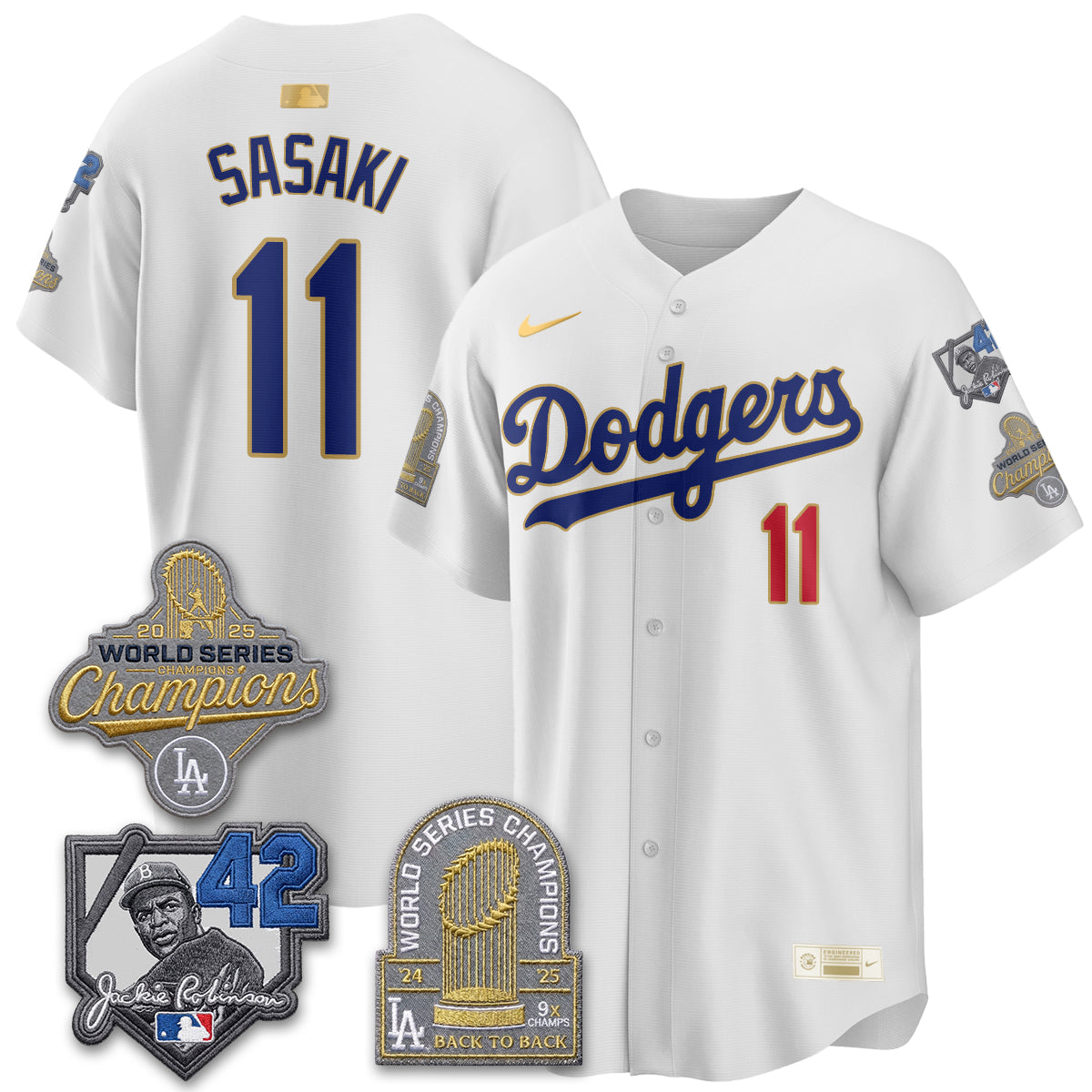LAD 2026 Jackie Robinson New Era Vapor Limited Jersey - All Stitched-DTD