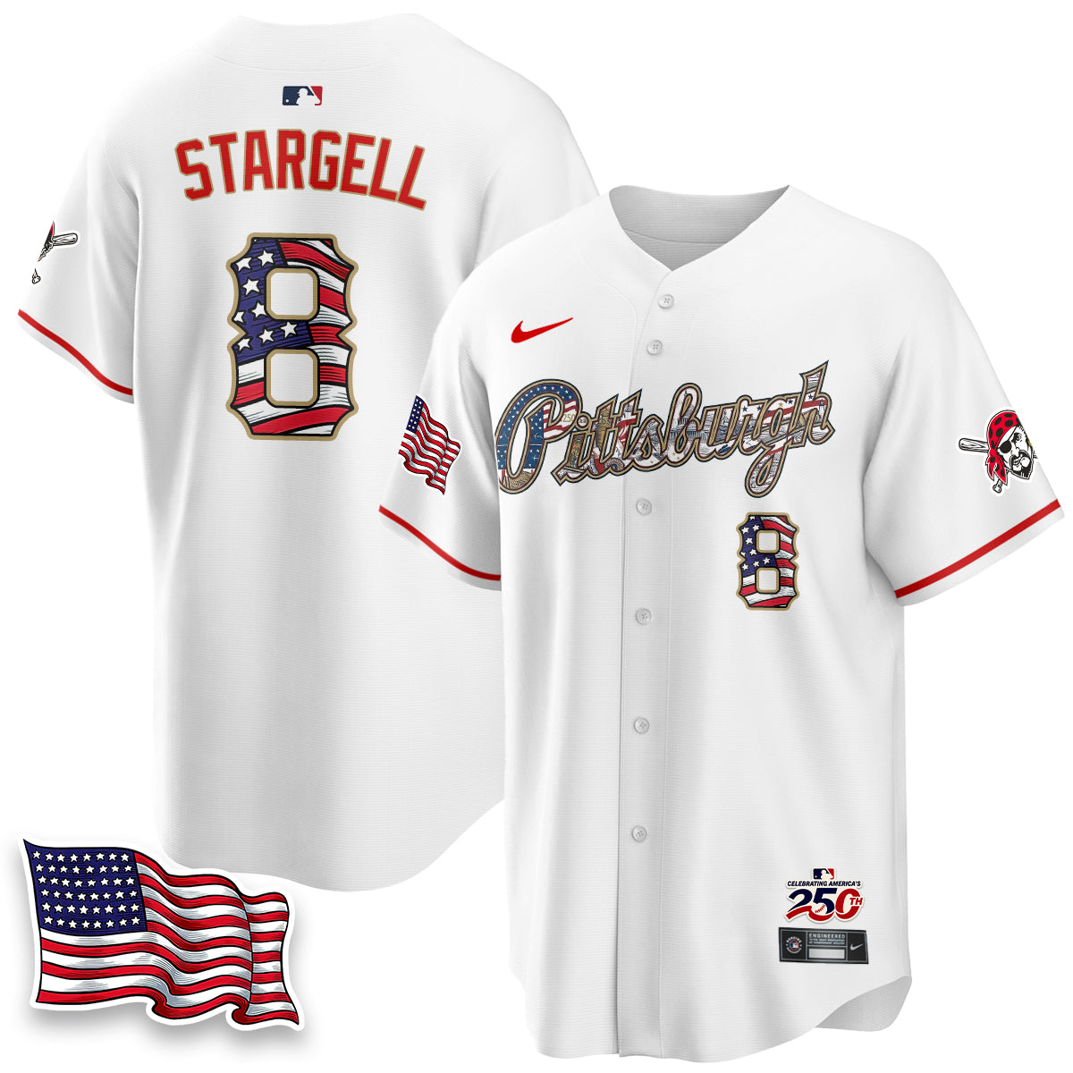PIT 2026 Independence Day USA Vapor Limited Jersey - Stitched-DTD