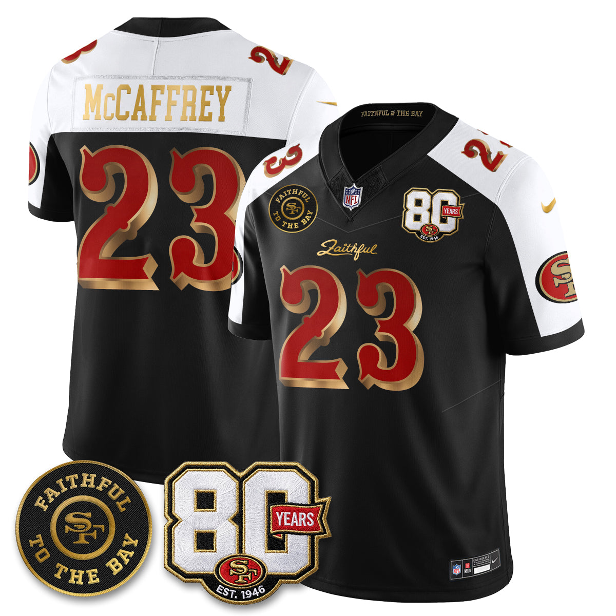SF “Rivalries” Vapor Limited Jersey - Faithful To The Bay Patch - All Stitched-DTD