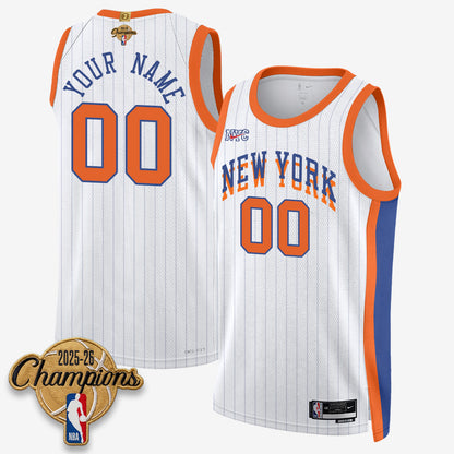 NYK 2026 Basketball Champions Vapor Custom Jersey V2- Stitched-DTD