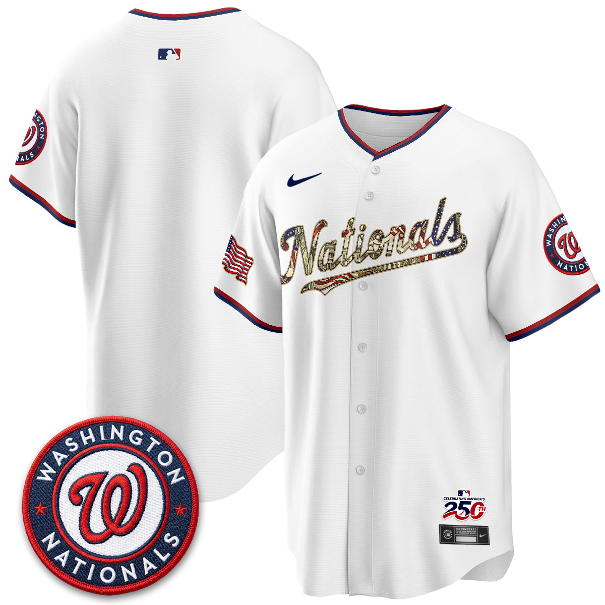 WSH 2026 Independence Day USA Vapor Jersey - Stitched-DTD