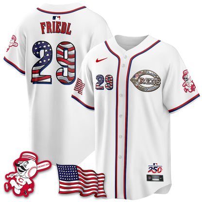CIN 2026 Independence Day USA Vapor Limited Jersey - Stitched-DTD