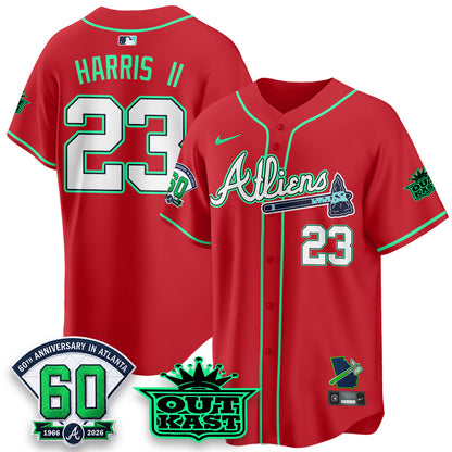 ATL x Atliens Cool Base Galaxy Version Jersey - Stitched-DTD