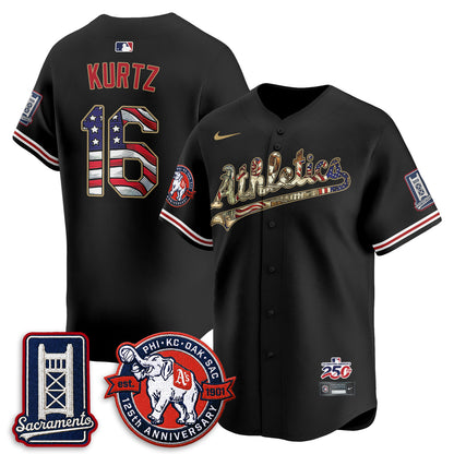 OAK  2026 Independence Day USA Vapor Jersey - Stitched-DTD