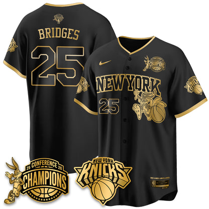NYK 2026 NBA Finals x Bunny Vapor Jersey V2- Stitched-DTD