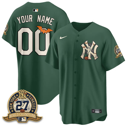 NYY Halloween 2026 Vapor Limited Custom Jersey - Stitched-DTD