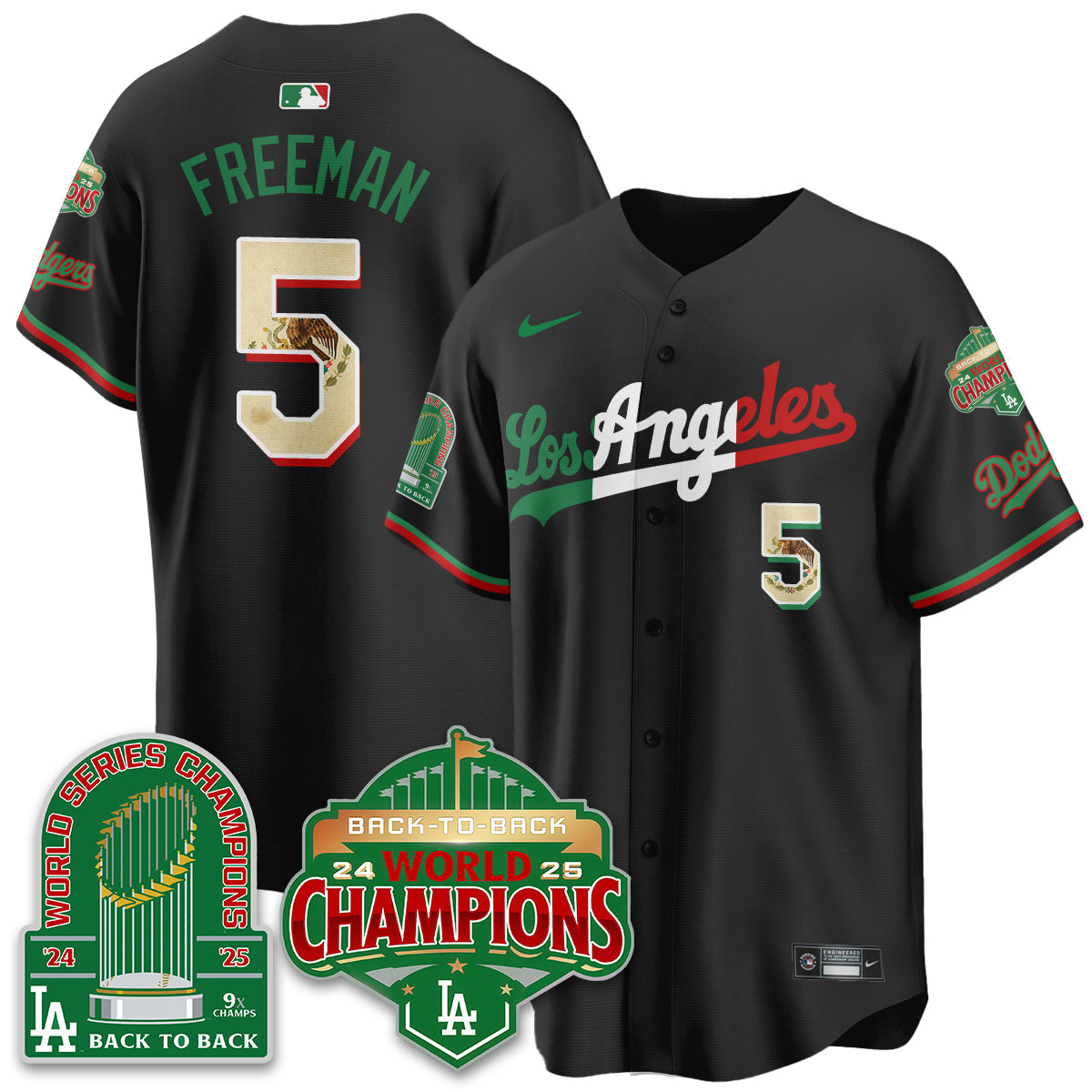LAD Mexico Vapor Limited Jersey - 9x & B2B Champs - All Stitched-DTD