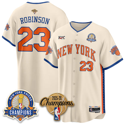 NYK 2026 NBA Champions Special Edition Vapor Jersey V2- Stitched-DTD