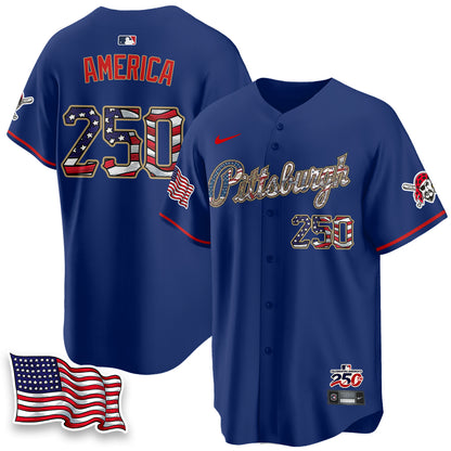 PIT 2026 Independence Day USA Vapor Limited Jersey - Stitched-DTD