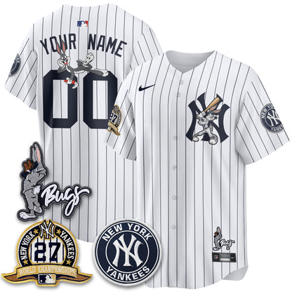 NYY Bunny Vapor Limited Custom Jersey - All Stitched-DTD
