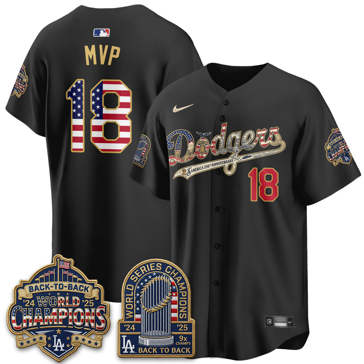 LAD America 250th Anniversary Limited Jersey - Stitched-DTD