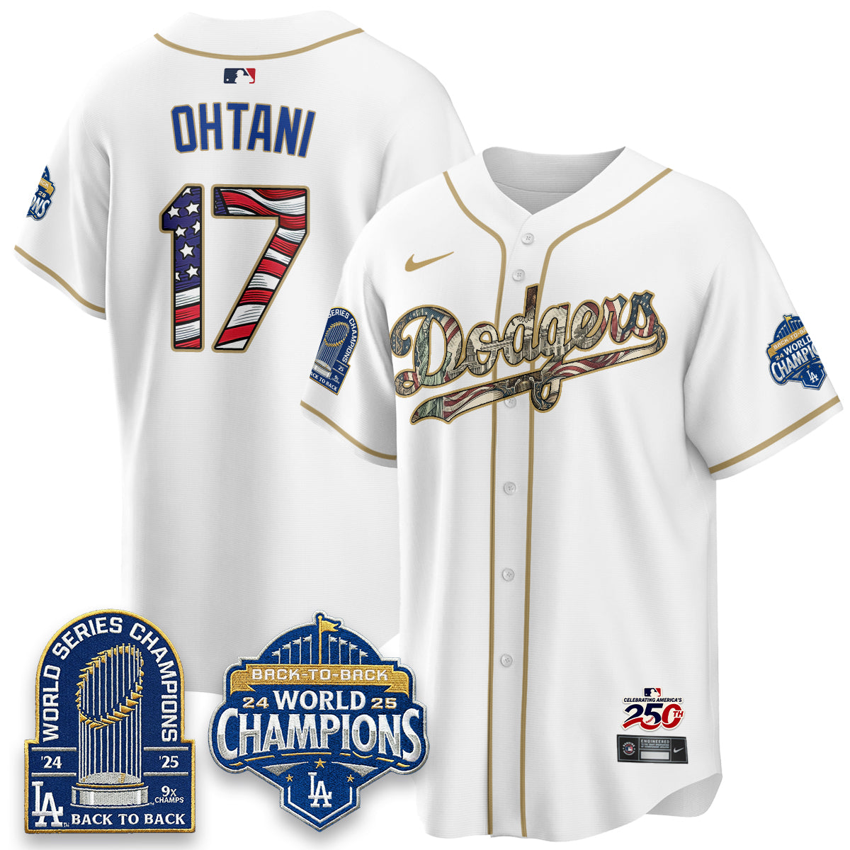 LAD 2026 Independence Day USA Vapor Limited Jersey - Stitched-DTD