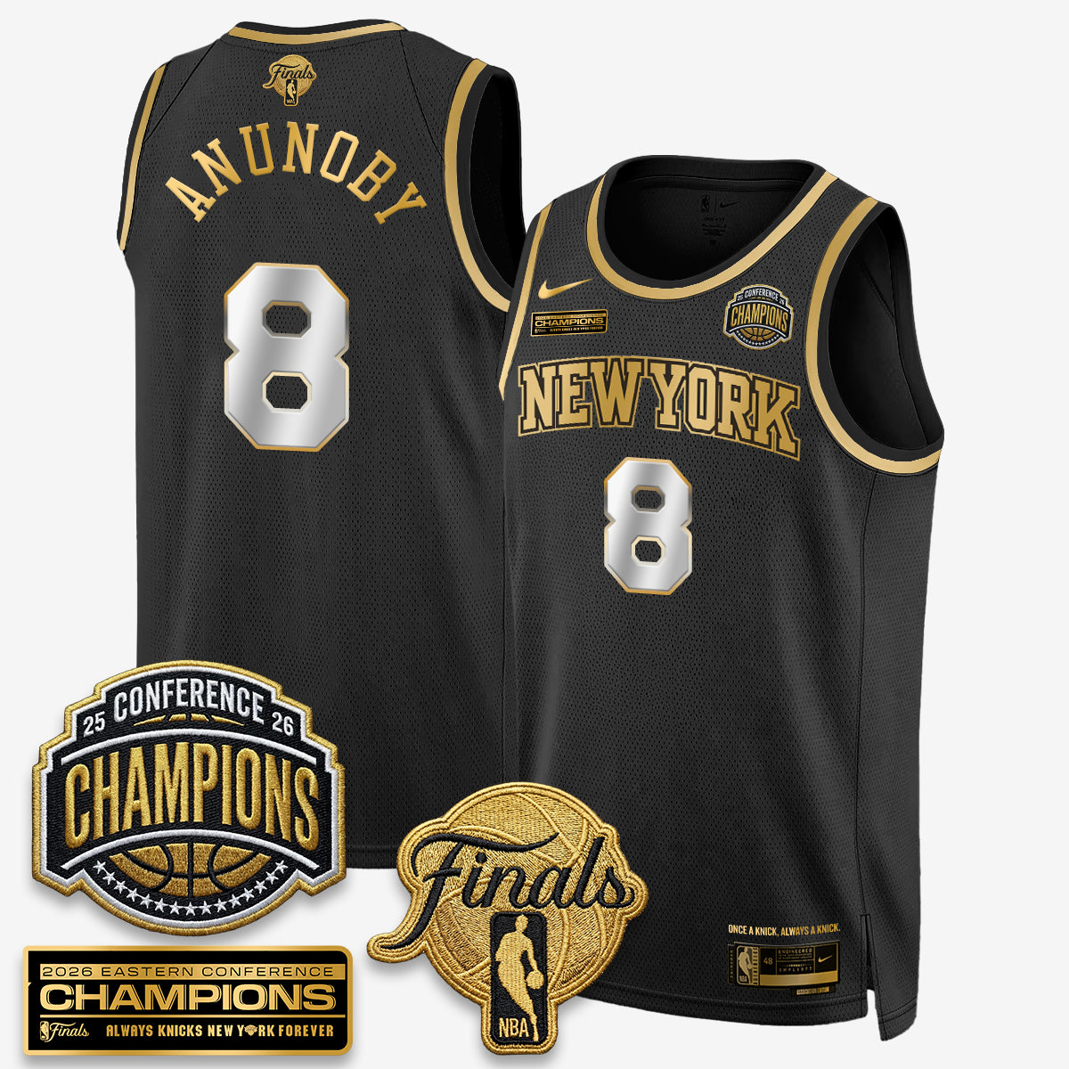 NYK 2026 NBA Eastern Conference Champions Vapor Special Edition Jersey - Stitched-DTD